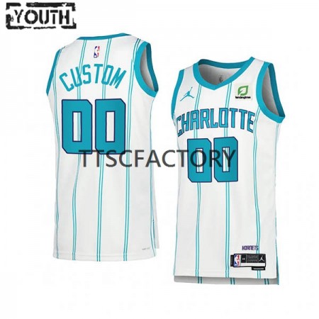 Dres Charlotte Hornets Prilagođeni Jordan 2022-23 Association Edition Bijela Swingman - Dječji